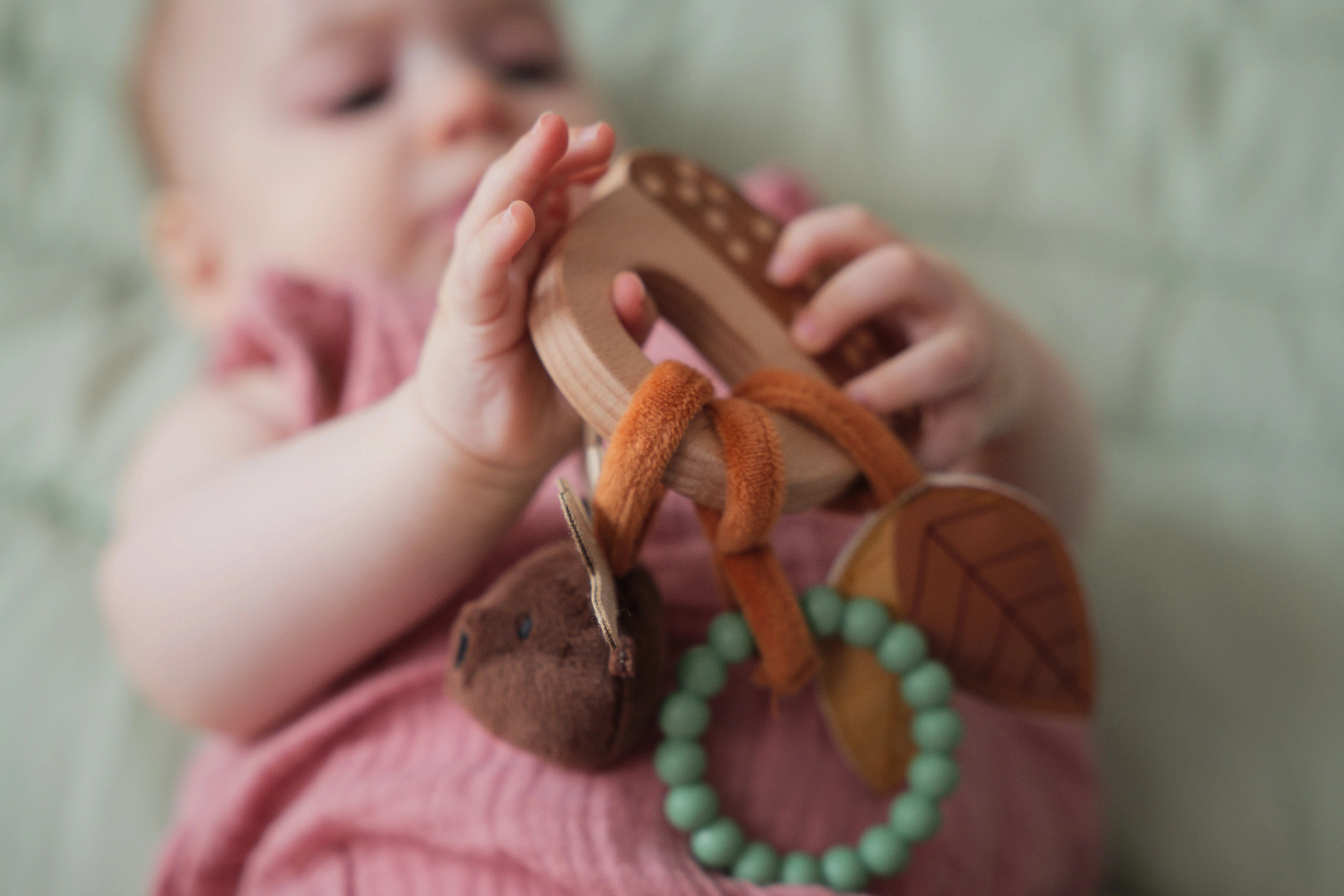 Wooden Rattle - Forest by Little Big Friends - Image 4