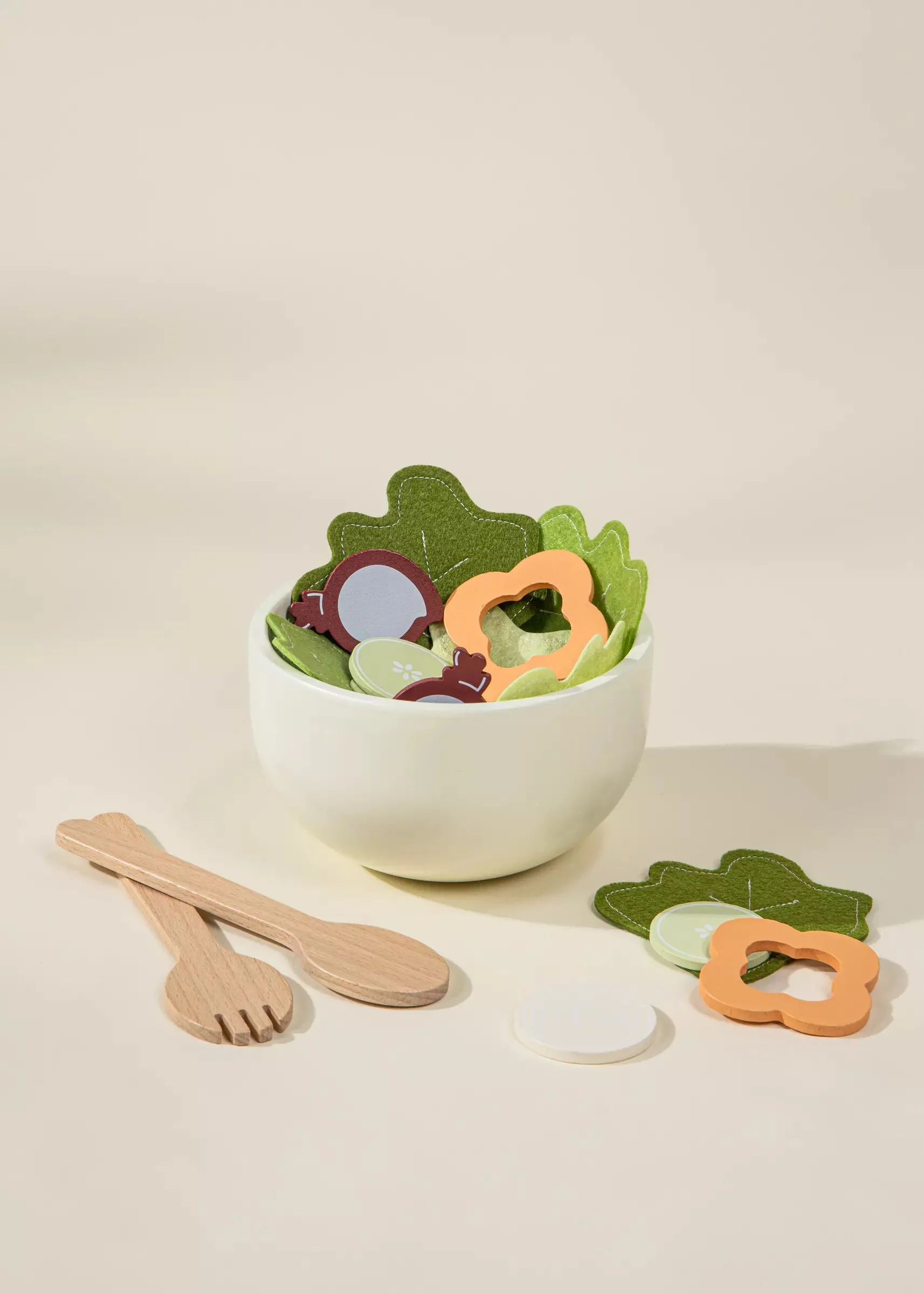 Wooden Salad Playset by Coco Village - Image 6