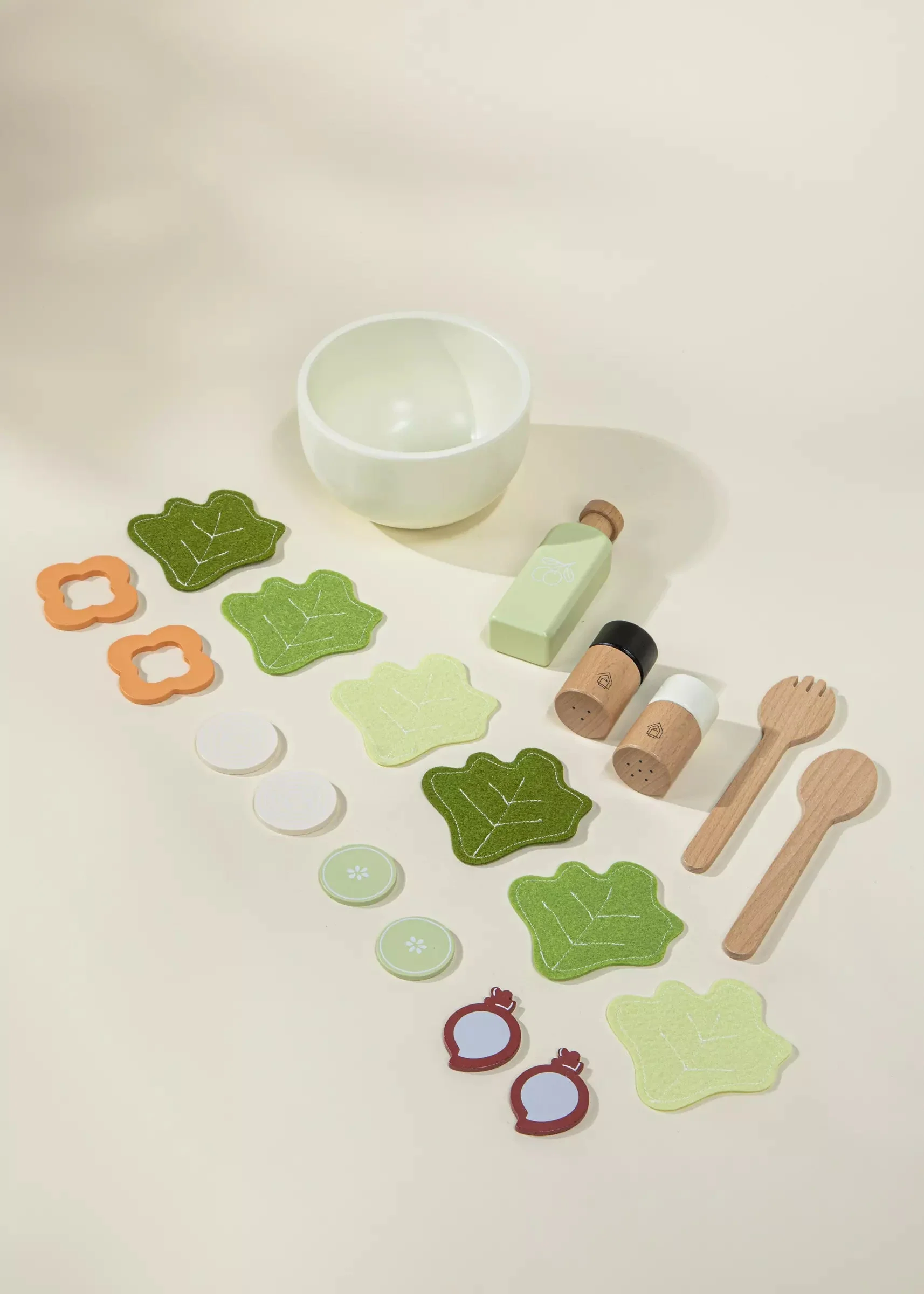 Wooden Salad Playset by Coco Village - Image 8