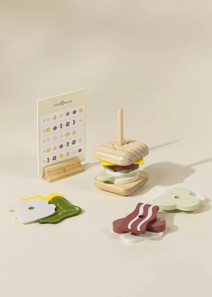 Wooden Stackable Sandwich by Coco Village - Image 2