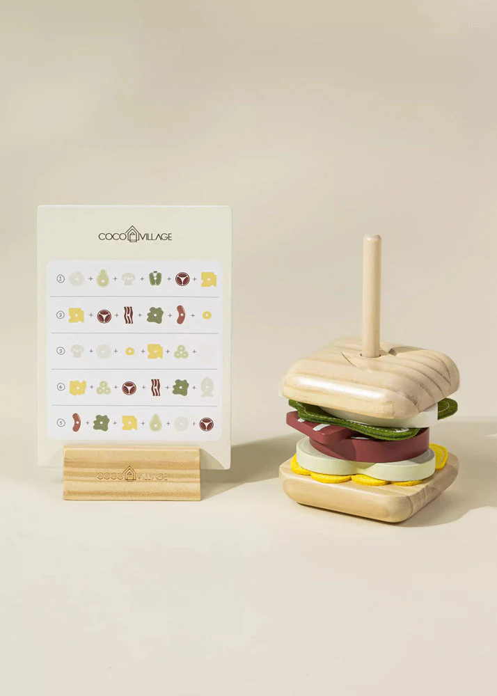 Wooden Stackable Sandwich by Coco Village - Image 3