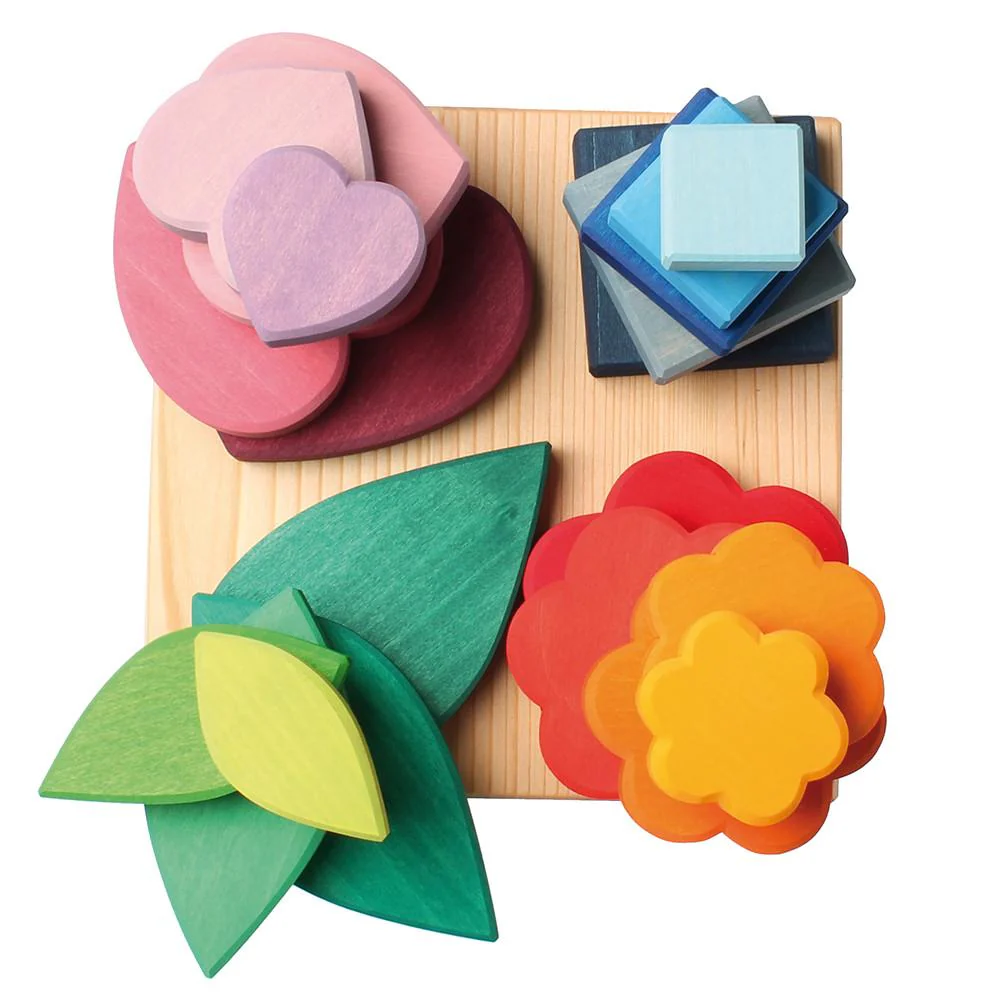 Wooden Stacking Game Shapes by Grimm's - Image 5