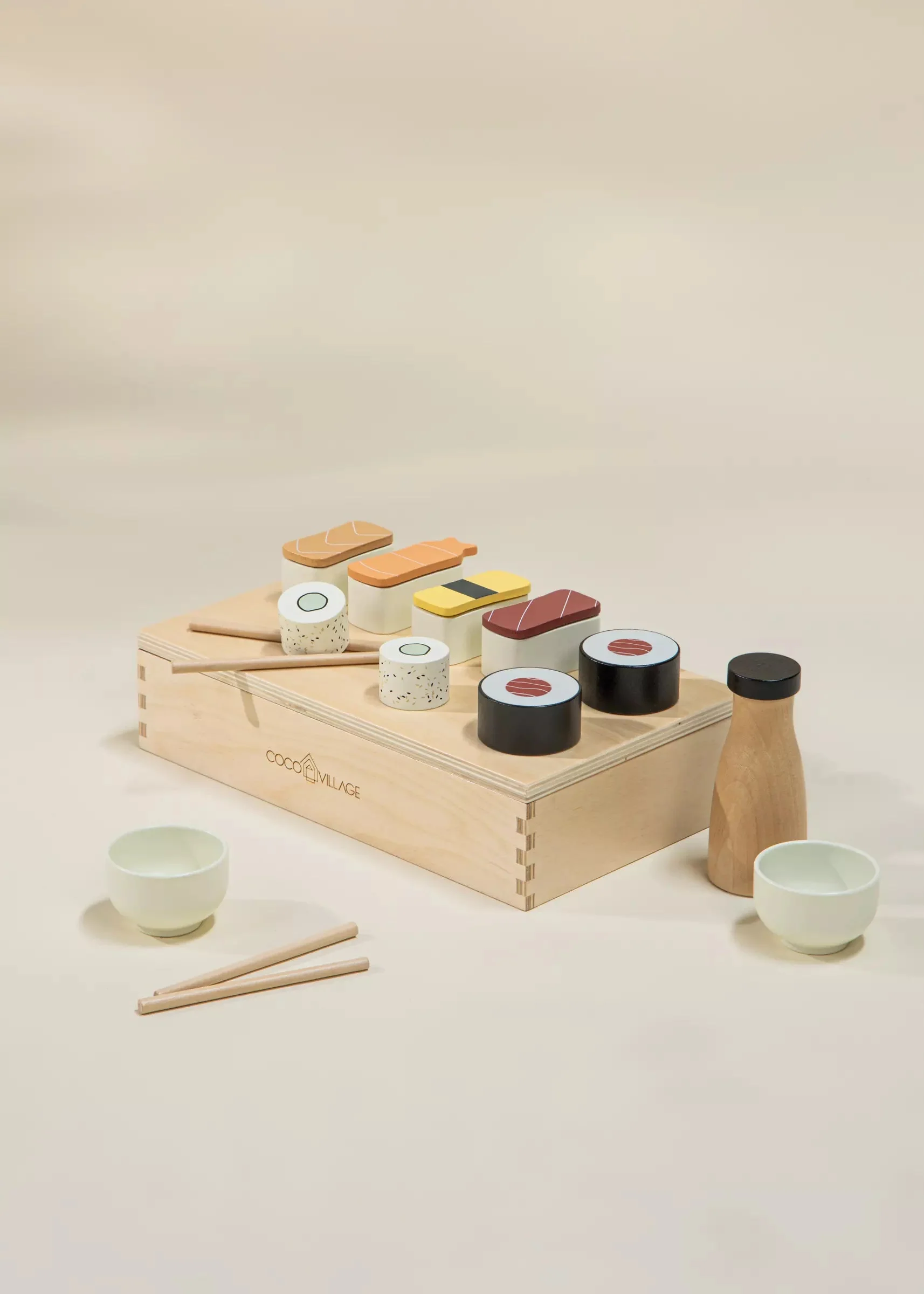 Wooden Sushi Playset by Coco Village - Image 5
