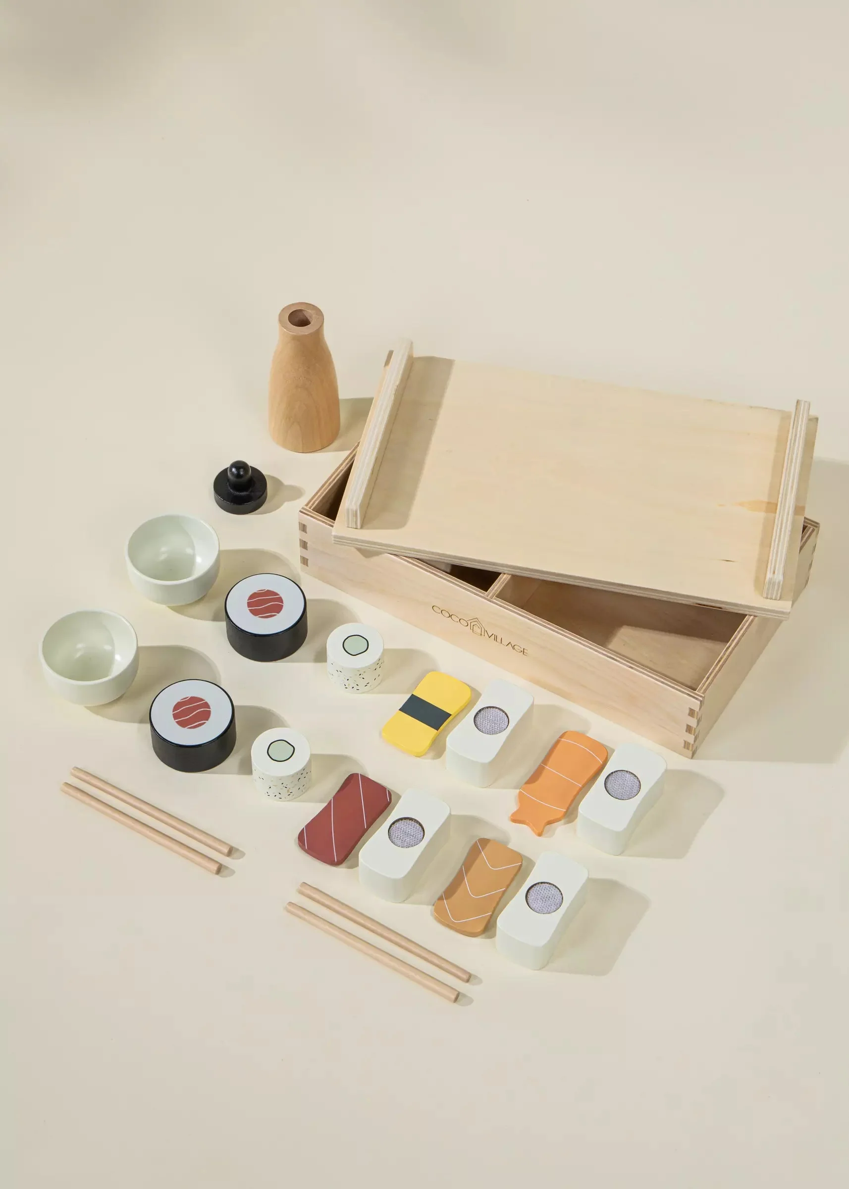 Wooden Sushi Playset by Coco Village - Image 9