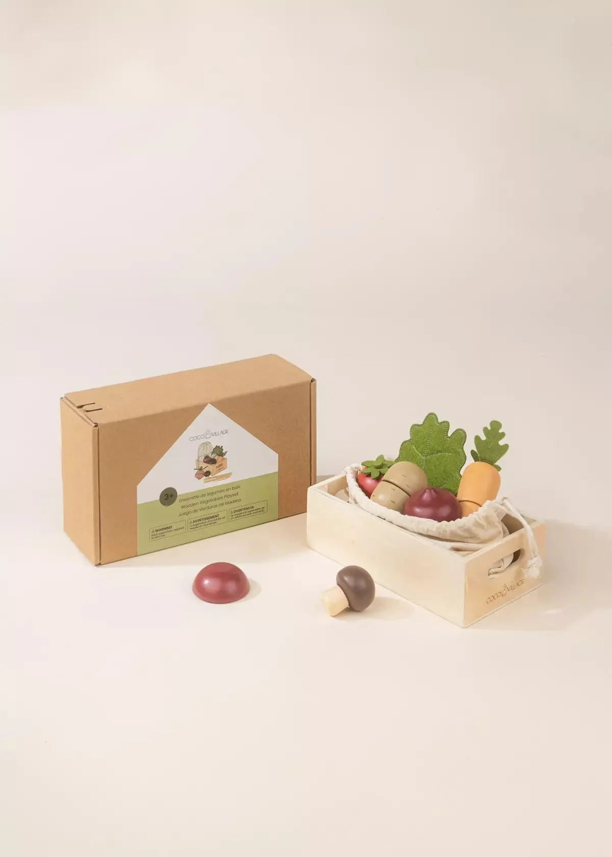 Wooden Vegetables Playset by Coco Village - Image 11