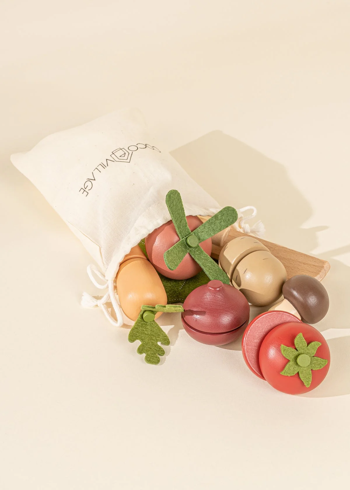 Wooden Vegetables Playset by Coco Village - Image 5