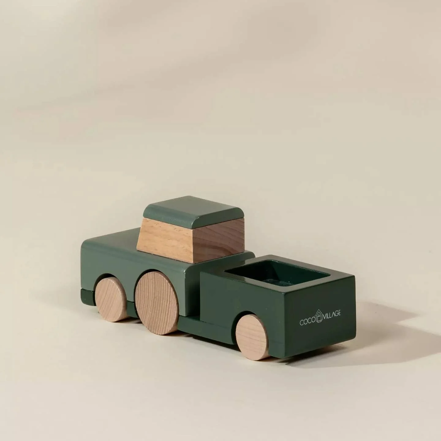 Wooden Vehicle - Farm Tractor by Coco Village - Image 2