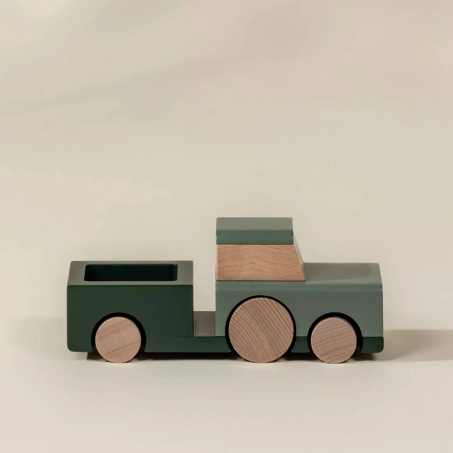 Wooden Vehicle - Farm Tractor by Coco Village - Image 3