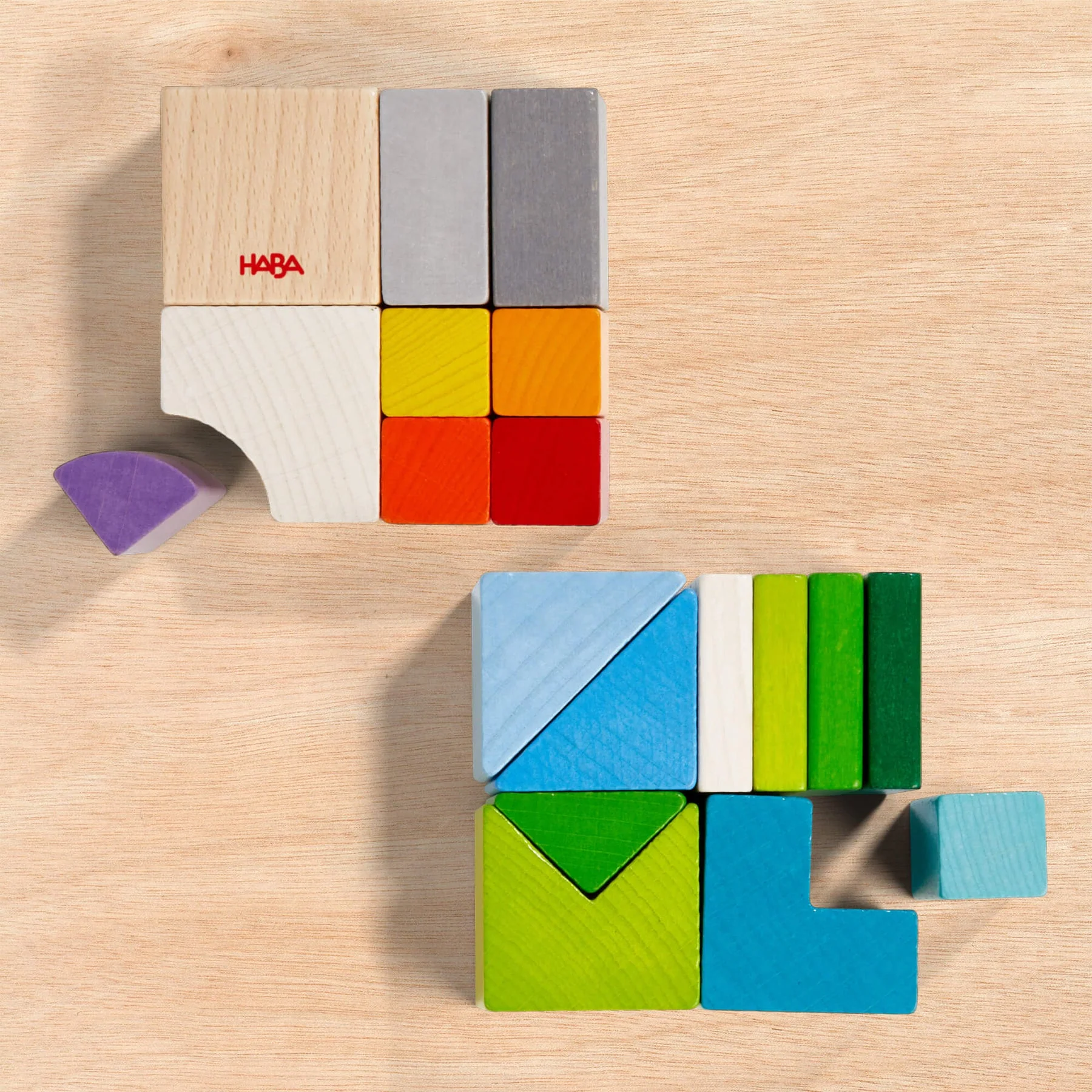 Wooden Blocks - 3D Arranging Game Chromatix by Haba - Image 8