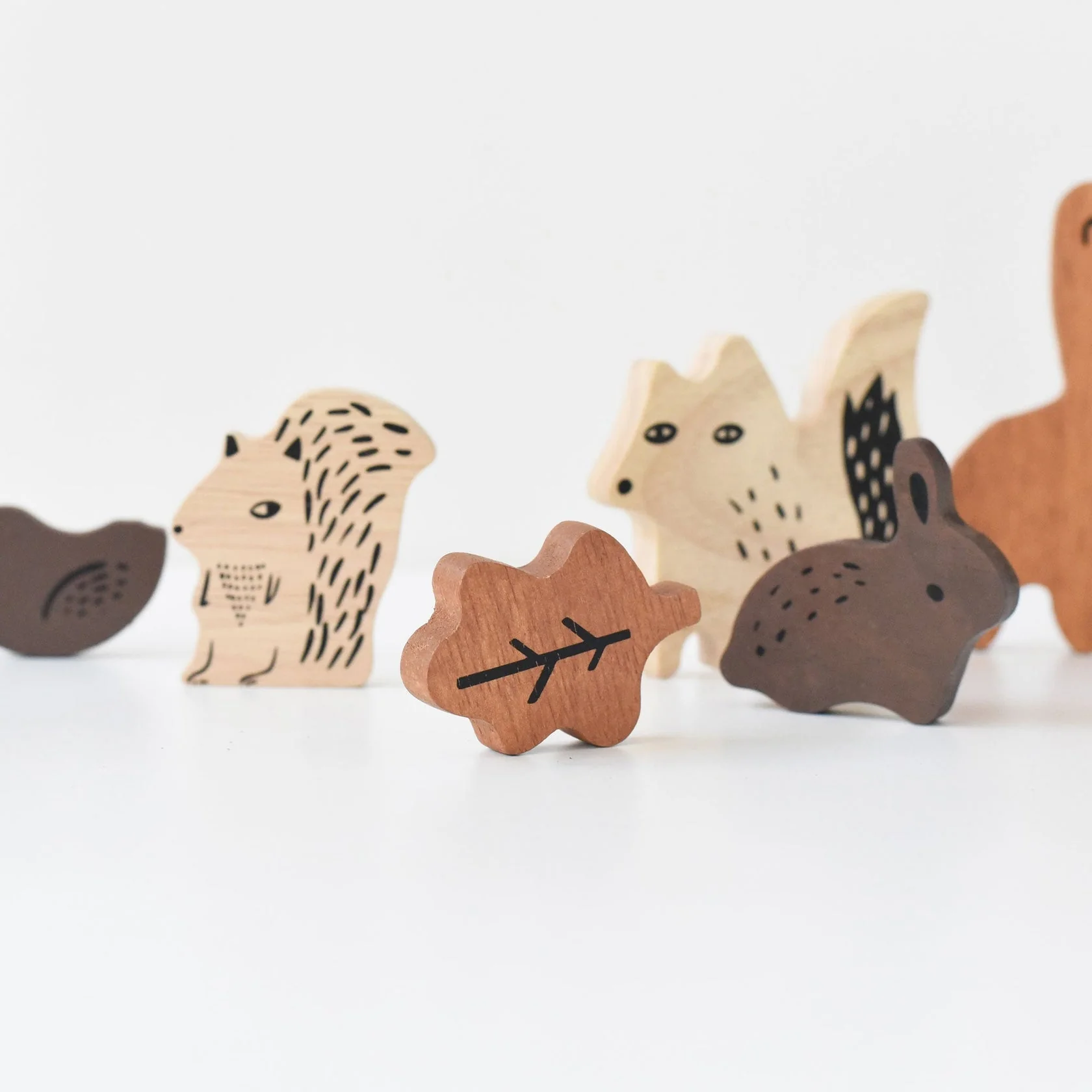Wooden Tray Puzzle - Woodland Animals by Wee Gallery - Image 8