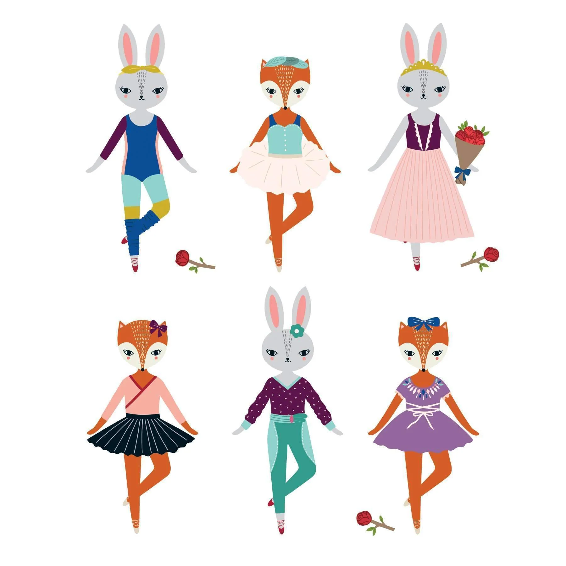 Woodland Ballet Magnetic Dress-Up by Mudpuppy - Image 5