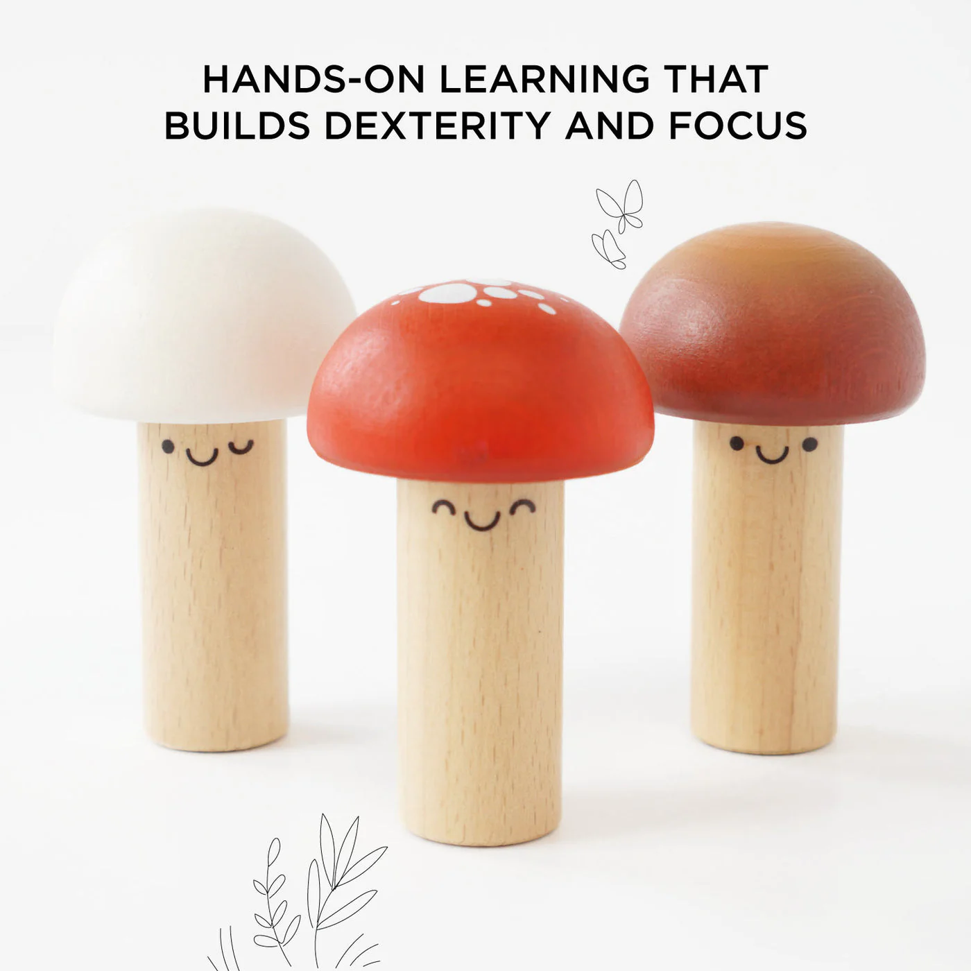 Woodland Mushroom Hammer Game by Le Toy Van - Image 4