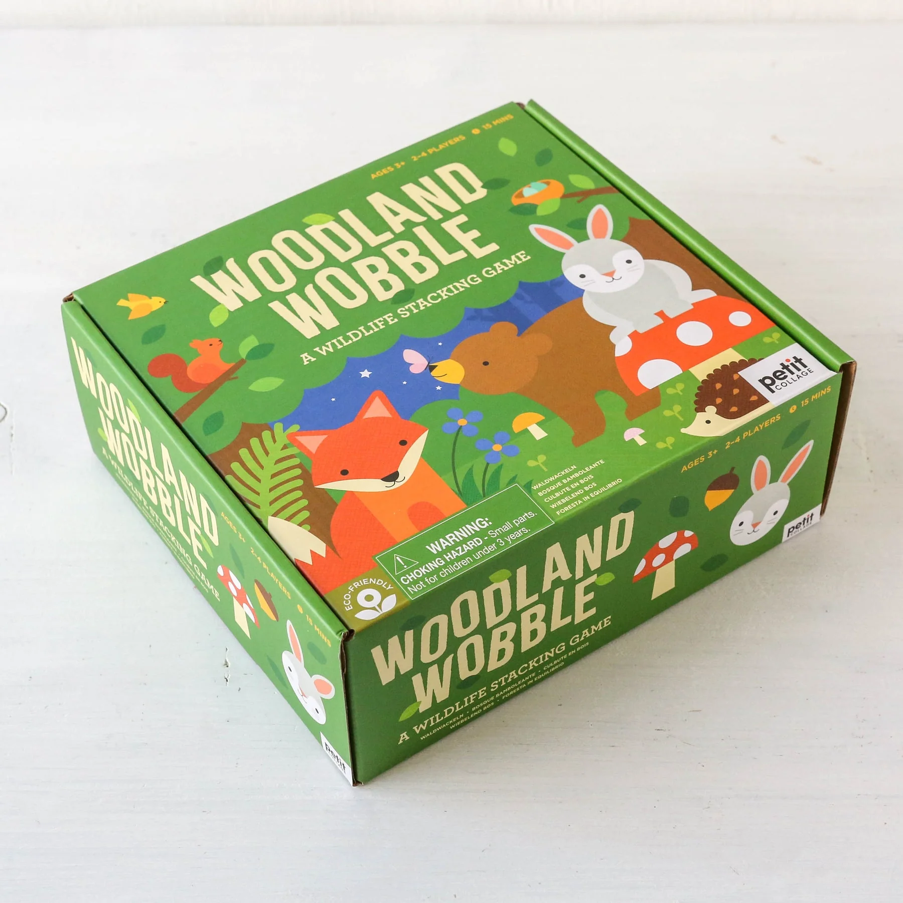 Woodland Wobble: A Wildlife Stacking Game by Petit Collage - Image 4