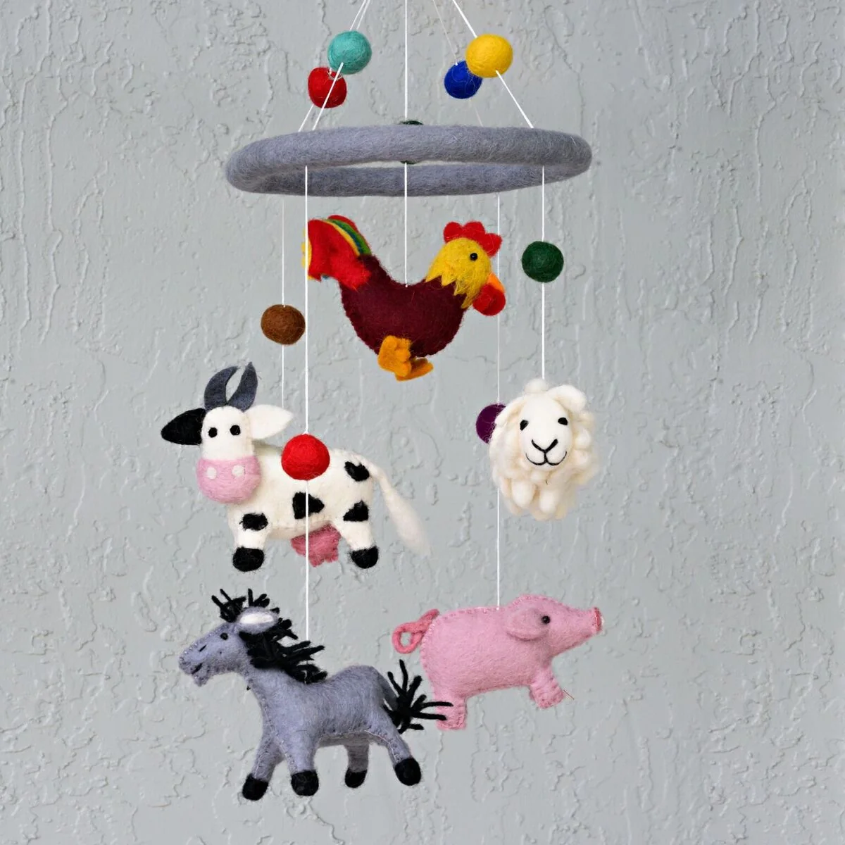 Wool Mobile - Farm Animals by The Winding Road - Image 2