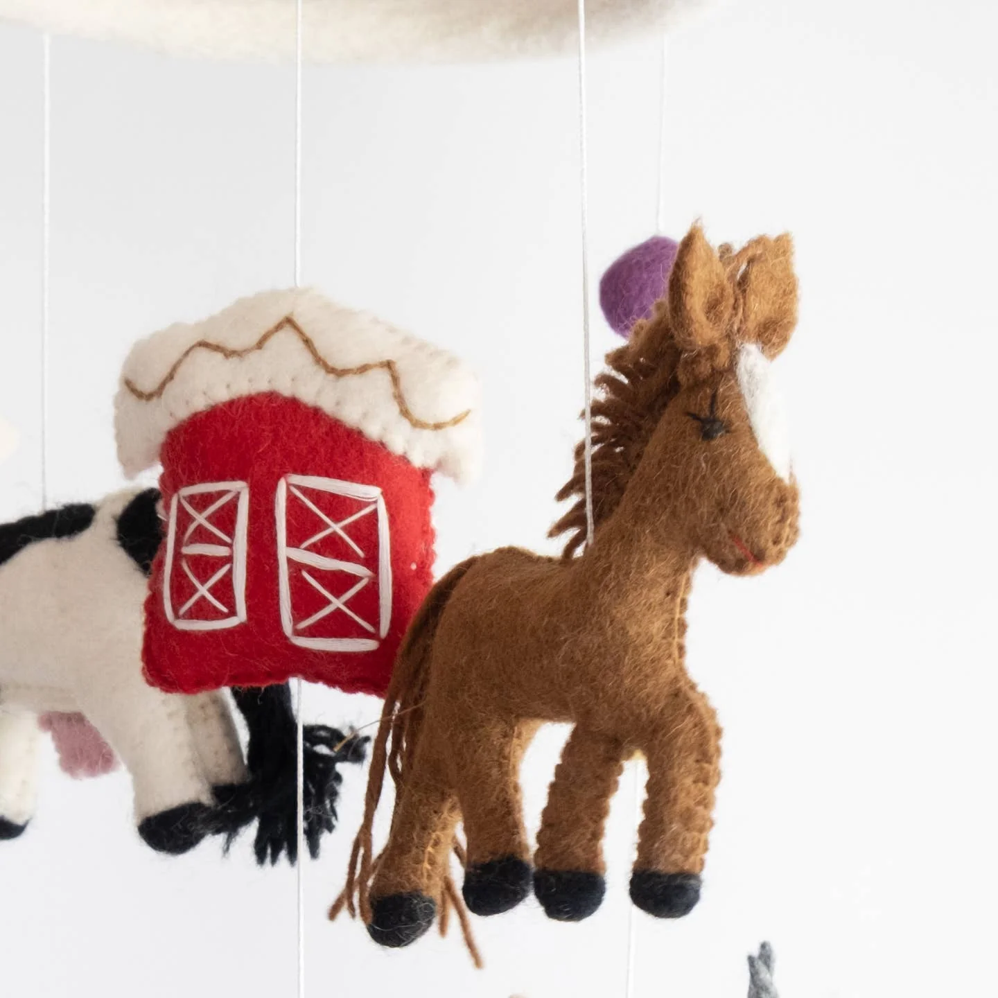 Wool Mobile - Farm/Red Barn by The Winding Road - Image 2