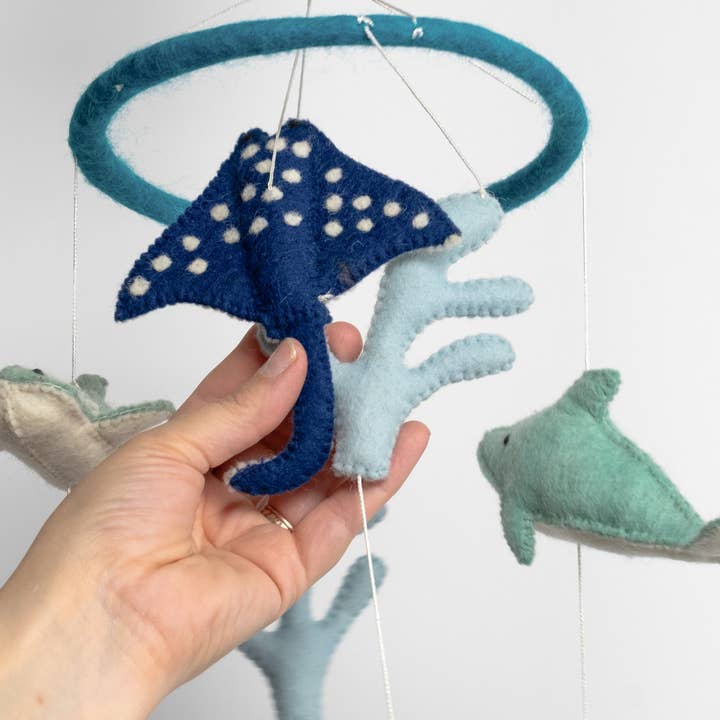 Wool Mobile - Sea Life by The Winding Road - Image 2