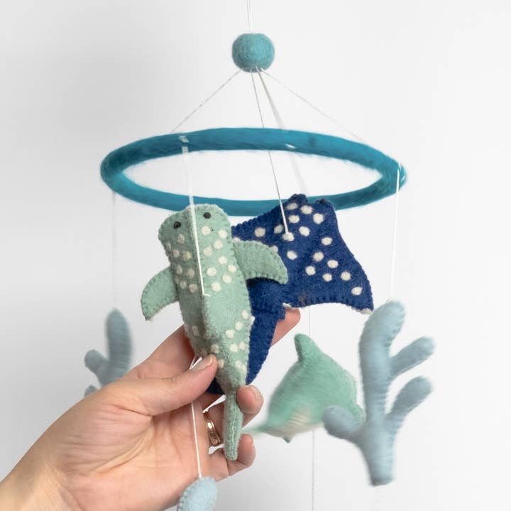 Wool Mobile - Sea Life by The Winding Road - Image 3