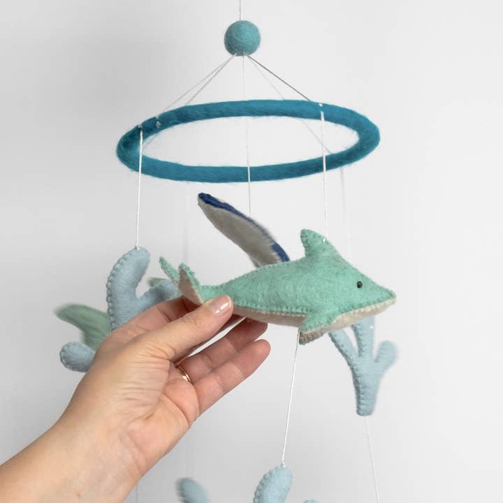 Wool Mobile - Sea Life by The Winding Road - Image 4