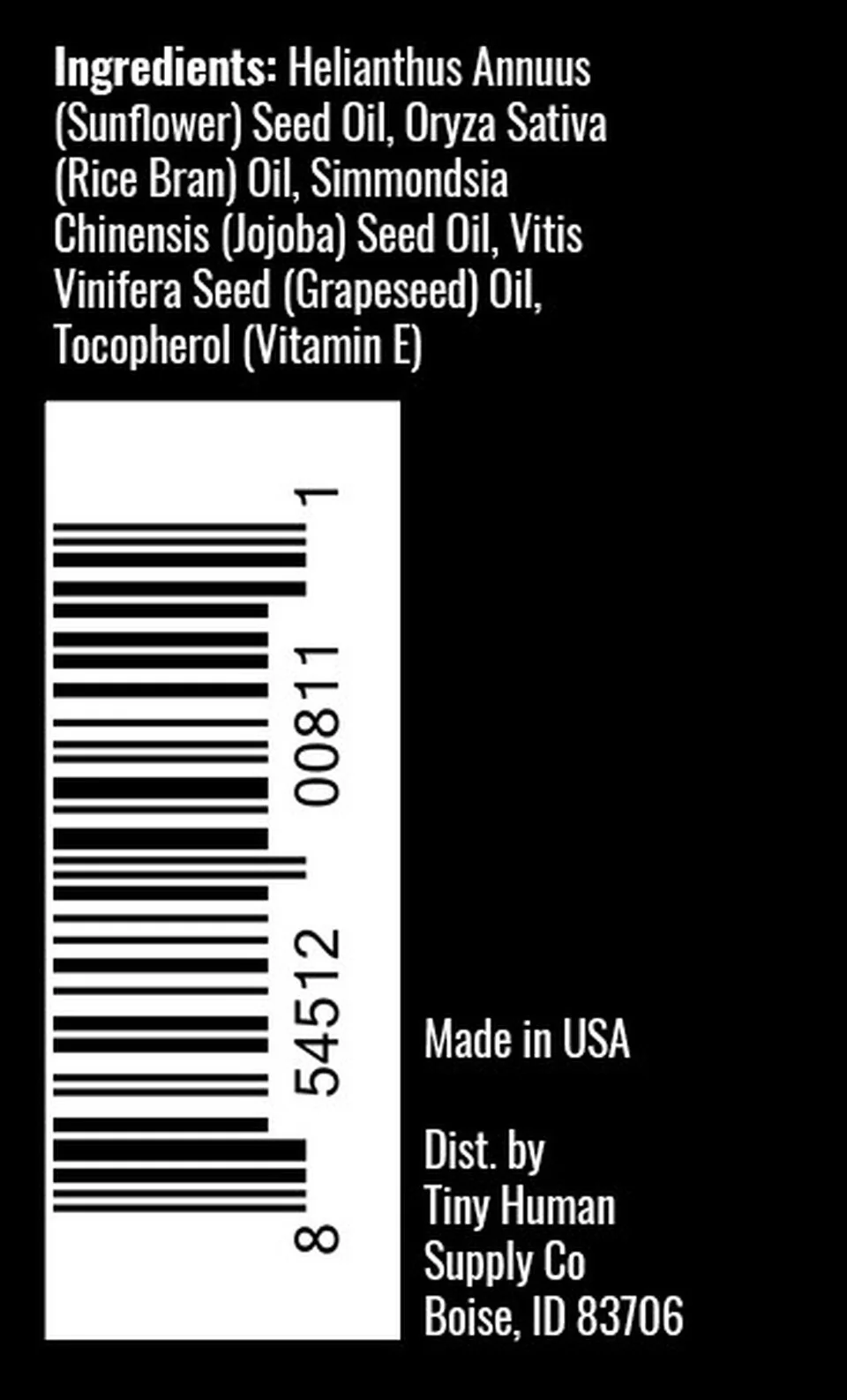 Work it Out Baby Massage Oil - 4 oz by Tiny Human Supply Co. - Image 2