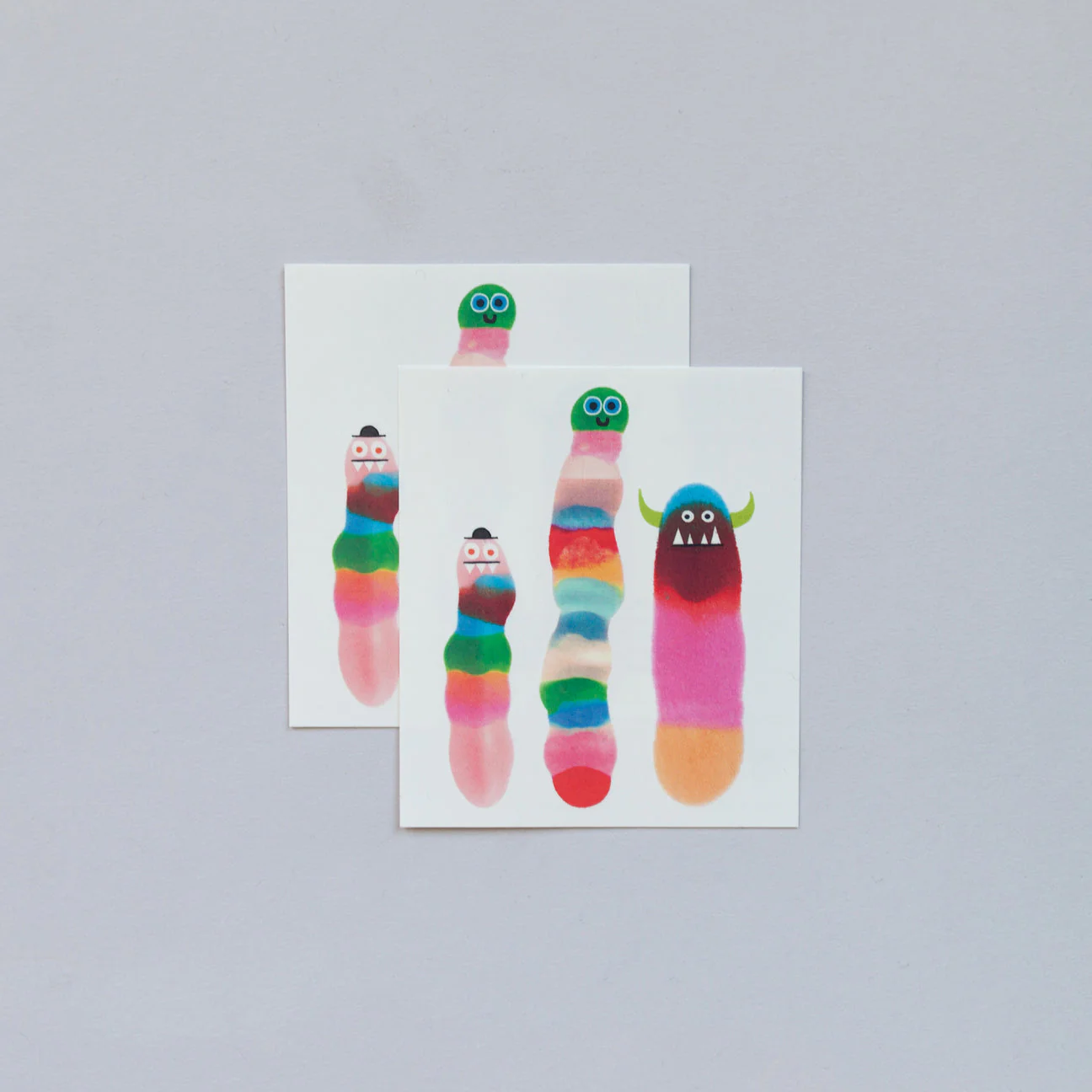 Wormies Tattoo Pair by Tattly - Image 4