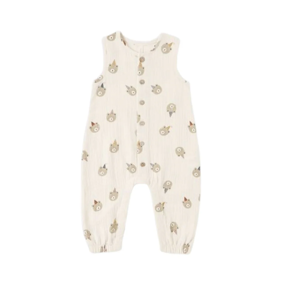 Woven Jumpsuit - Party Bears by Quincy Mae