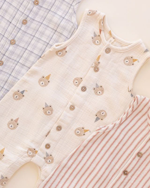 Woven Jumpsuit - Party Bears by Quincy Mae - Image 7