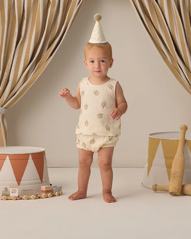 Woven Tank Set - Party Bears by Quincy Mae - Image 2