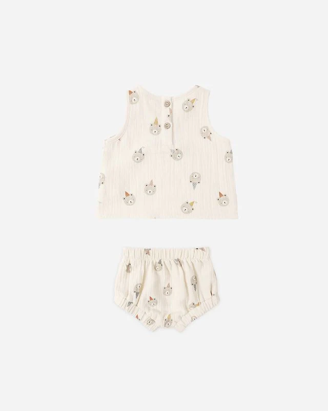 Woven Tank Set - Party Bears by Quincy Mae - Image 3