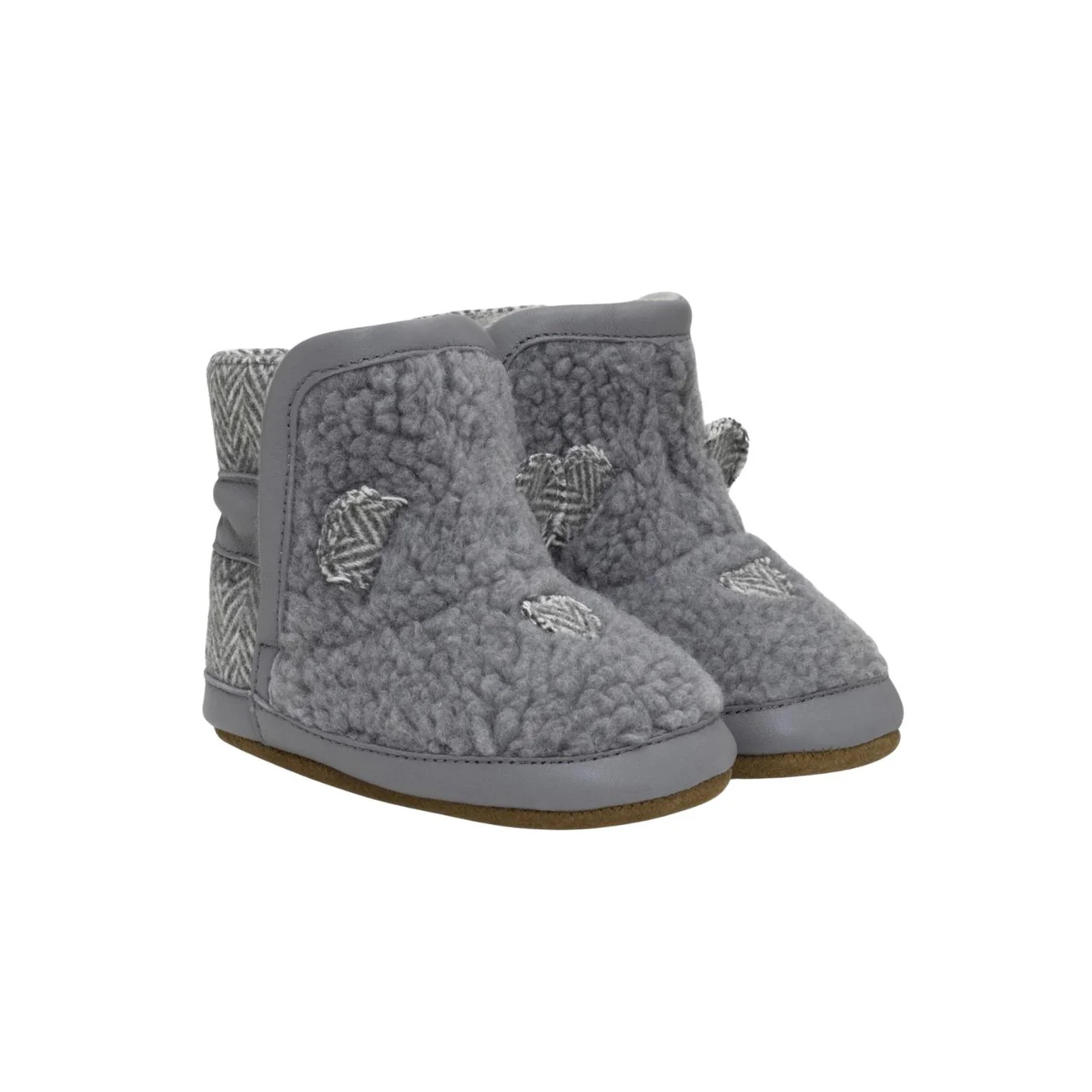 Wren Soft Sole Boots - Grey by Robeez - FINAL SALE
