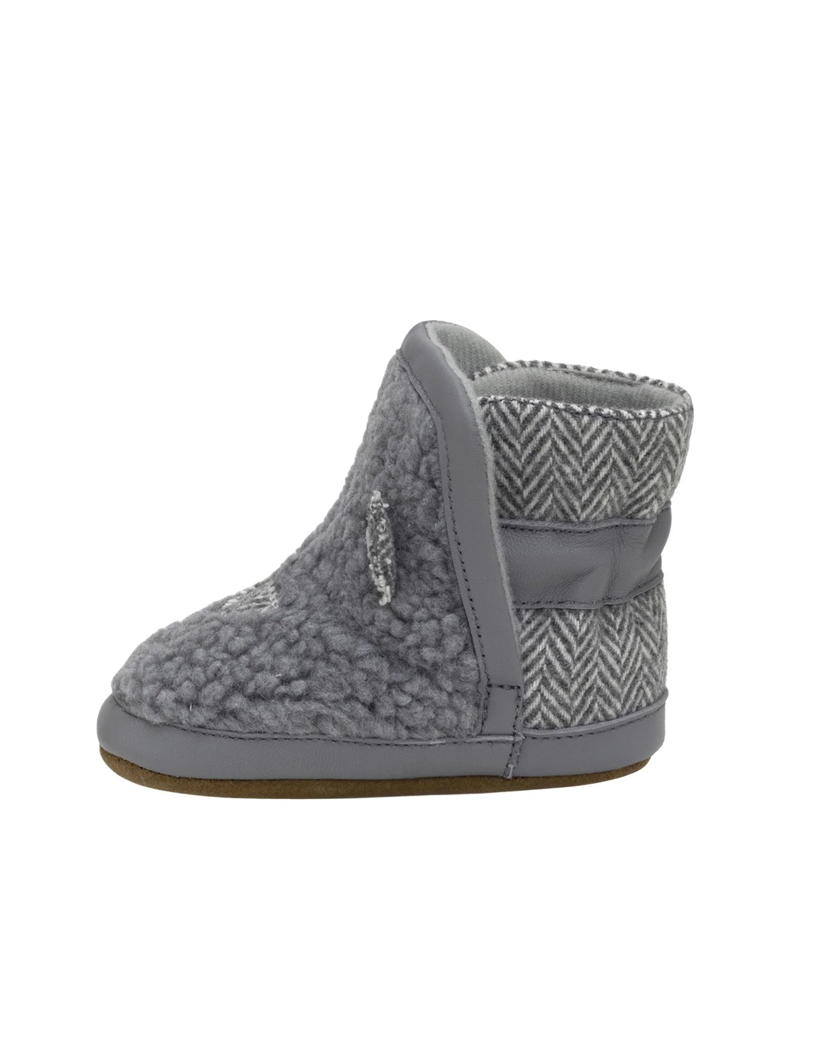 Wren Soft Sole Boots - Grey by Robeez - FINAL SALE - Image 4