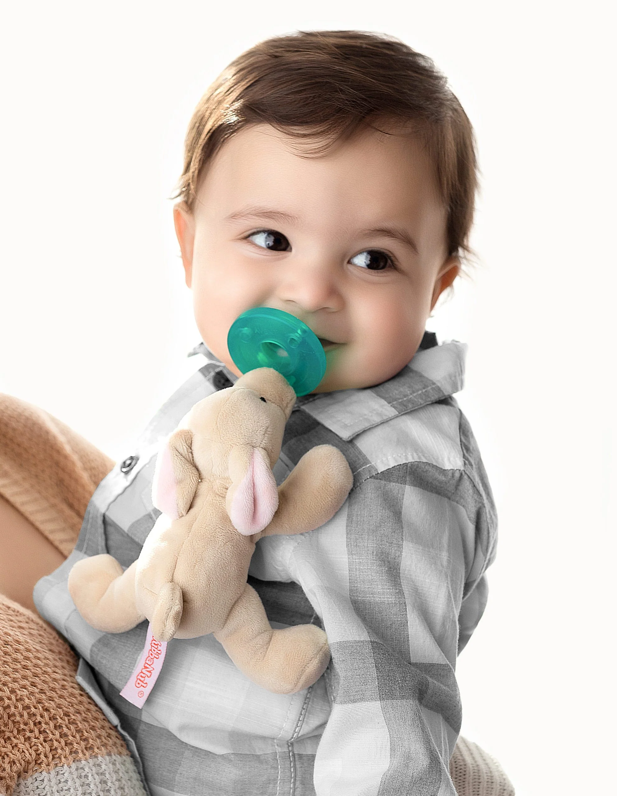 Wubbanub Animal Pacifier - Bunbun Bunny - Image 2