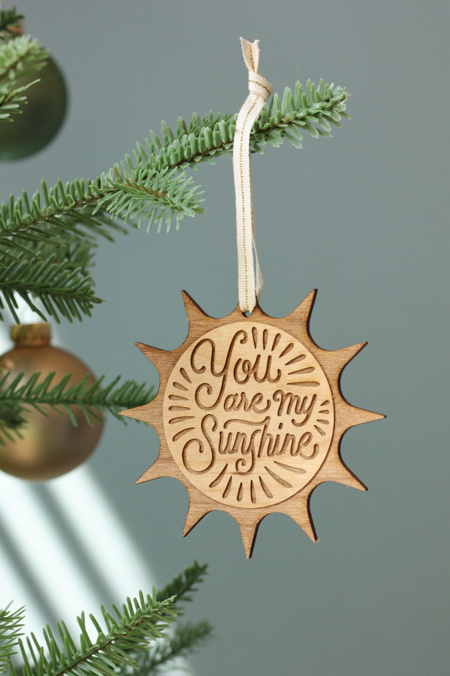 You Are My Sunshine Wood Ornament by Hereafter - Image 2