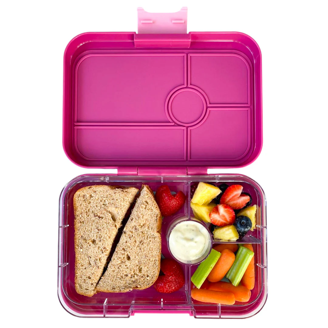 Yumbox Leakproof Sandwich Friendly Bento Box - 4 Compartment - Malibu Purple by YumBox - Image 4