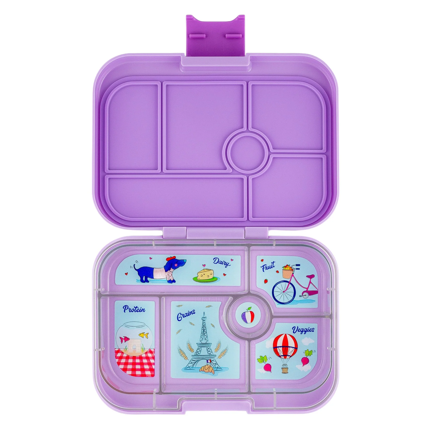 Yumbox Original 6 Compartment Leakproof Bento Box - Lulu Purple