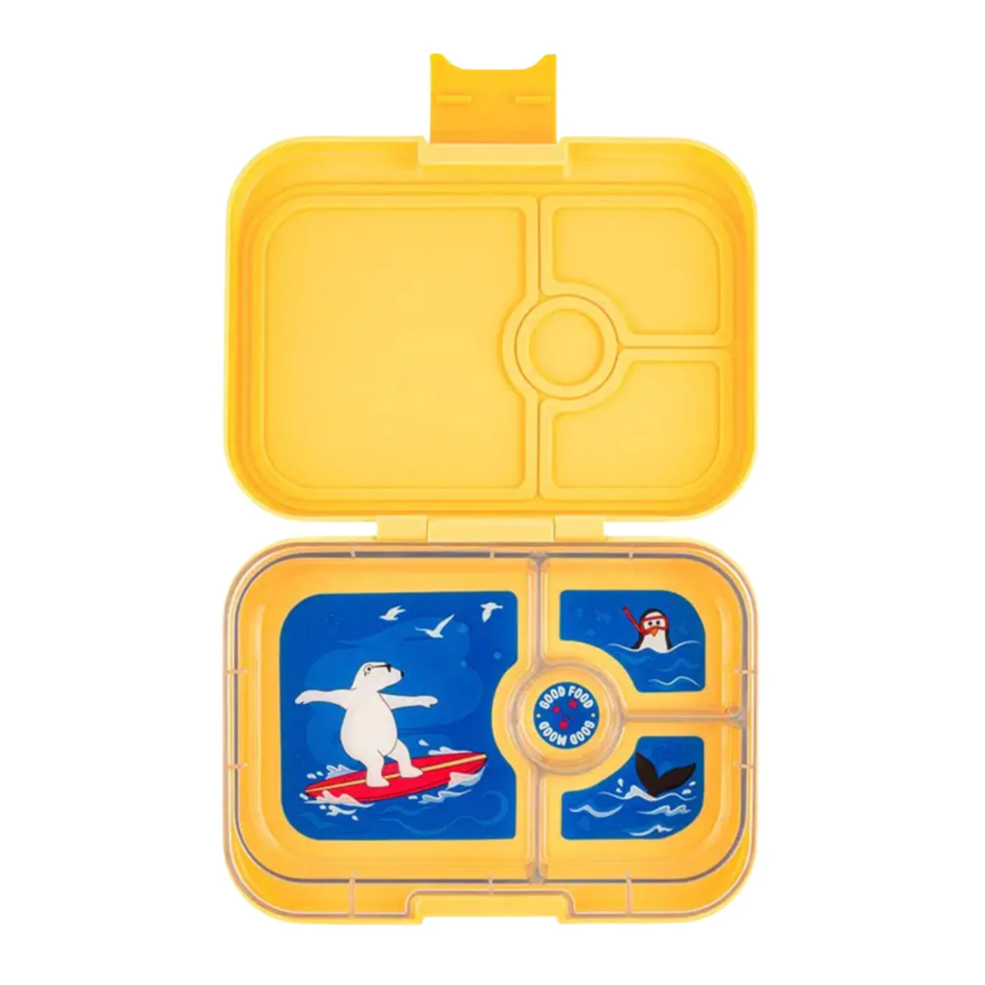 Yumbox Panino Leakproof Bento Box - 4 Compartment - Yoyo Yellow