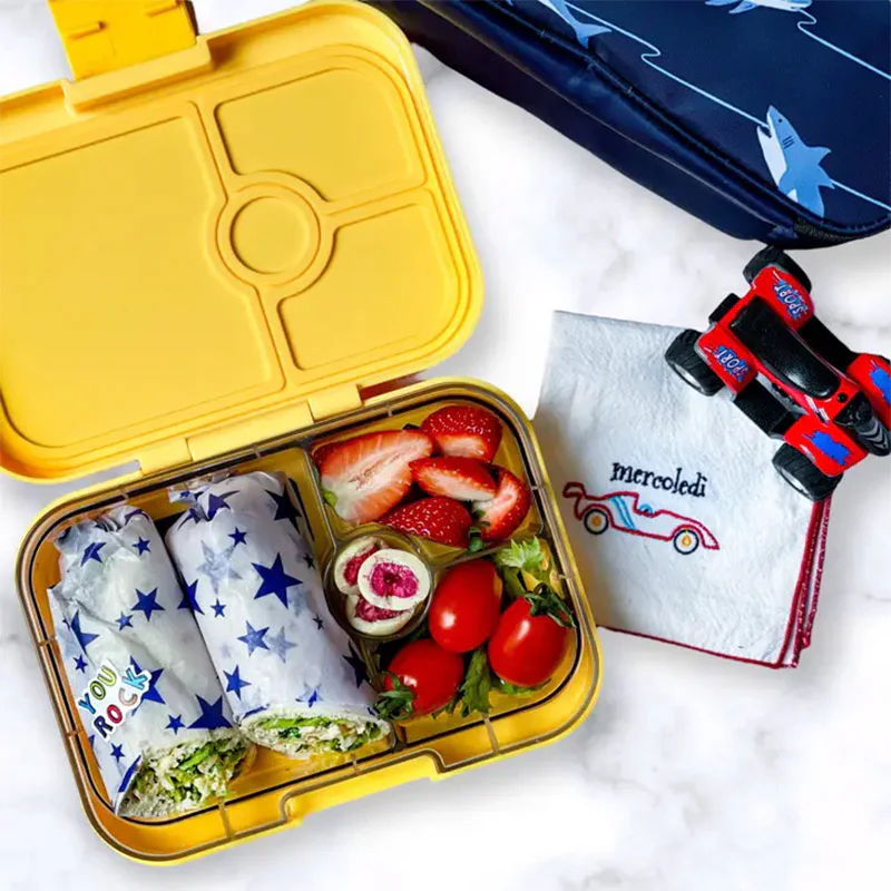 Yumbox Panino Leakproof Bento Box - 4 Compartment - Yoyo Yellow - Image 5