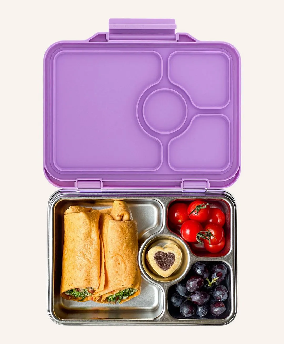 Yumbox Presto Leakproof Stainless Steel Bento Box - Remy Lavender - Image 4