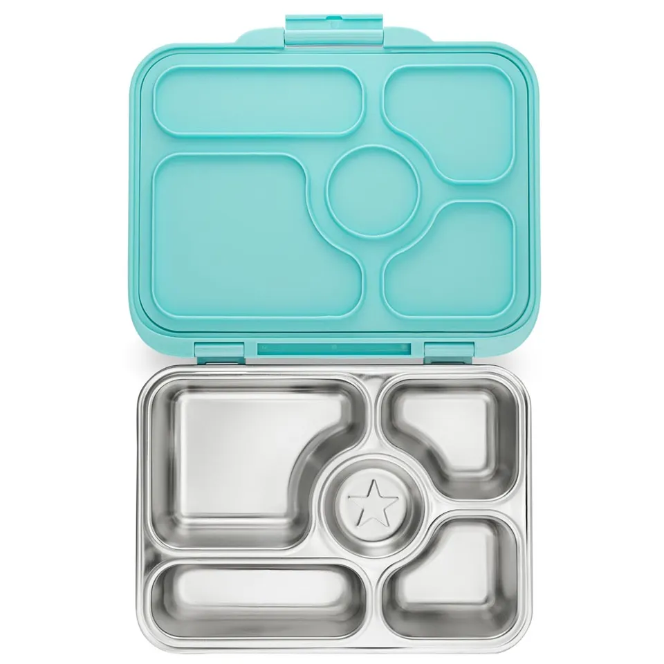 Yumbox Presto Leakproof Stainless Steel Bento Box - Tulum Blue - Image 4