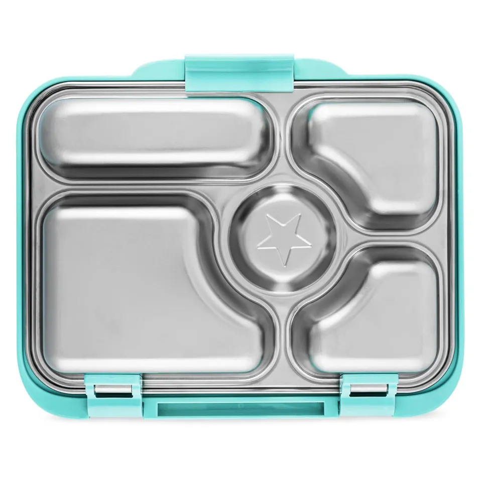 Yumbox Presto Leakproof Stainless Steel Bento Box - Tulum Blue - Image 5