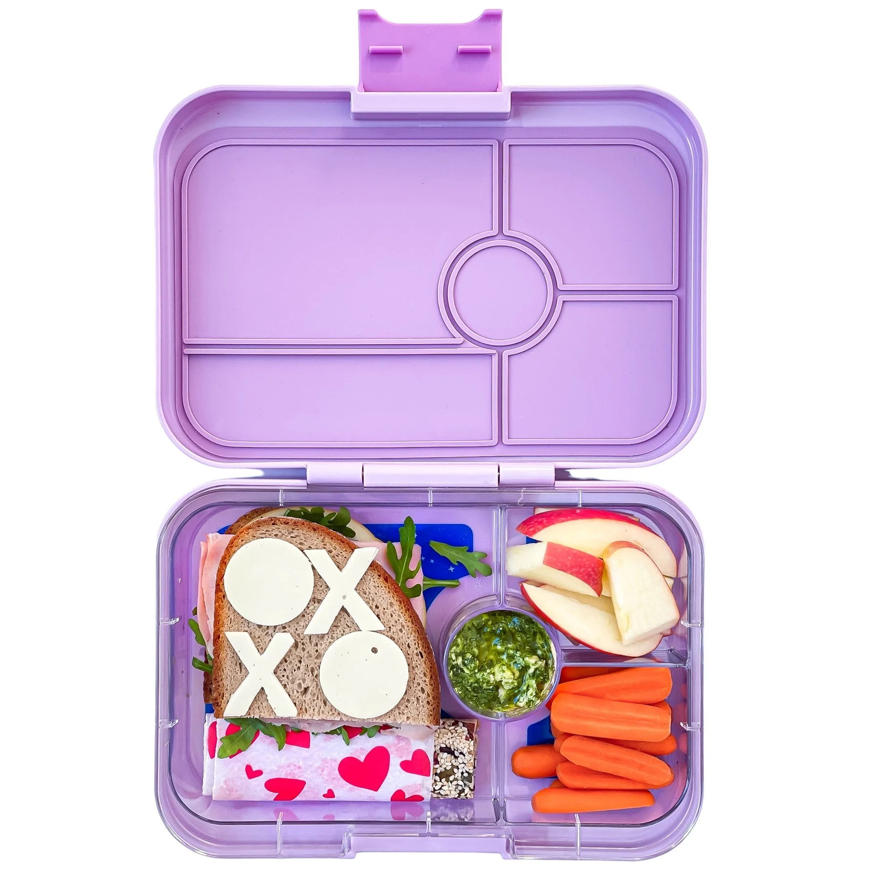Yumbox Tapas Bento Lunch Box - 4 Compartment - Seville Purple - Image 4