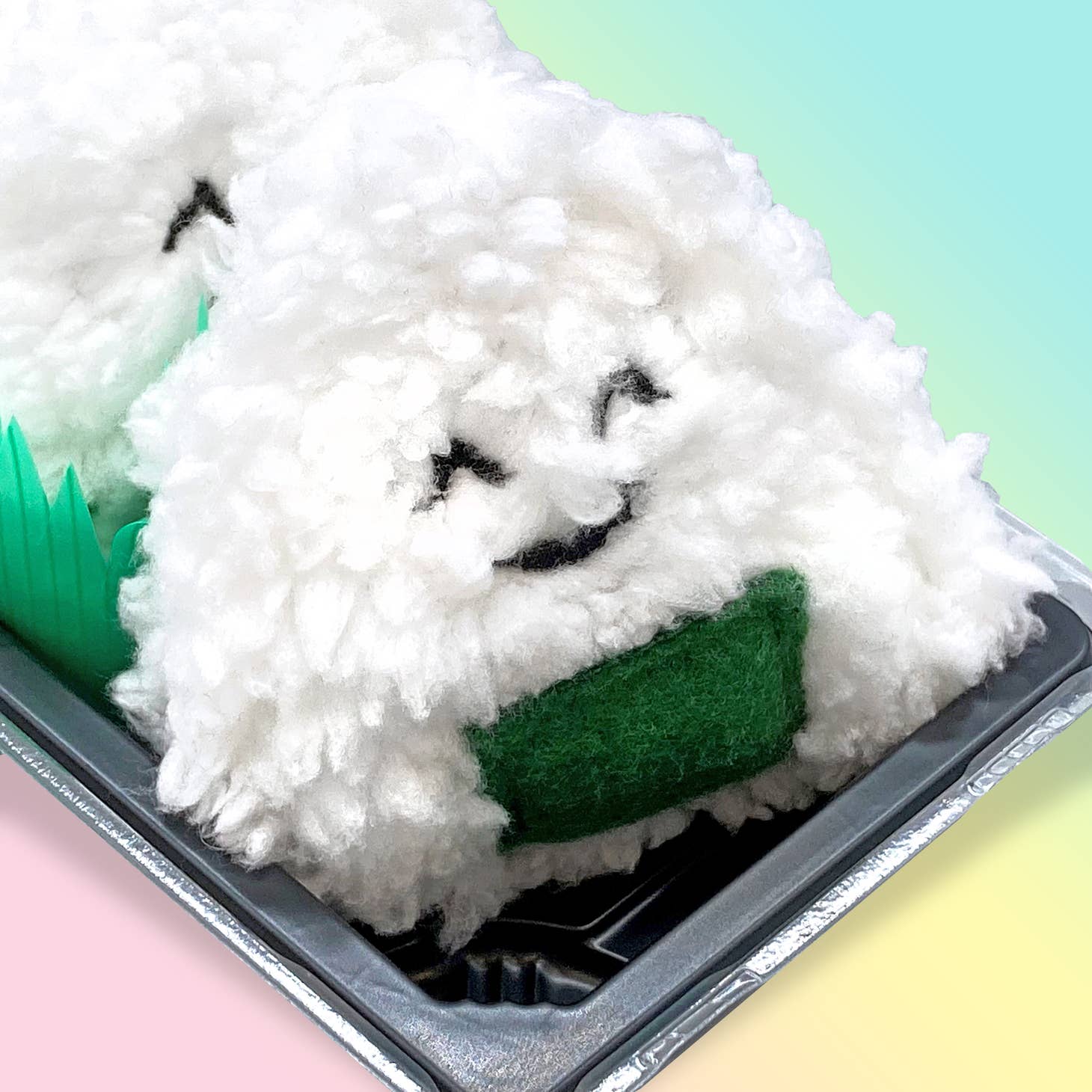 Yummy Catnip Onigiri 3 Pack by Crochet Kitty - Image 2