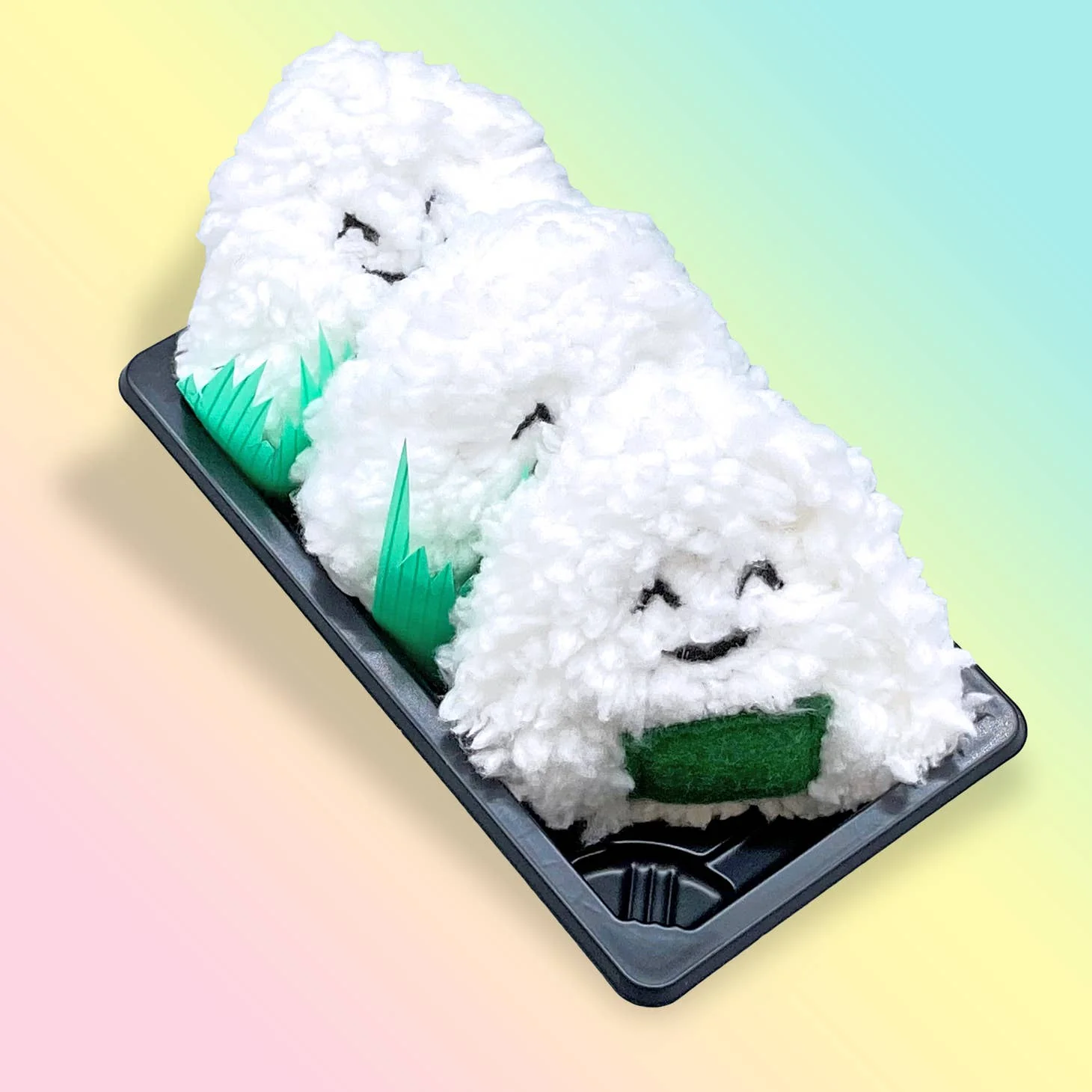Yummy Catnip Onigiri 3 Pack by Crochet Kitty - Image 3