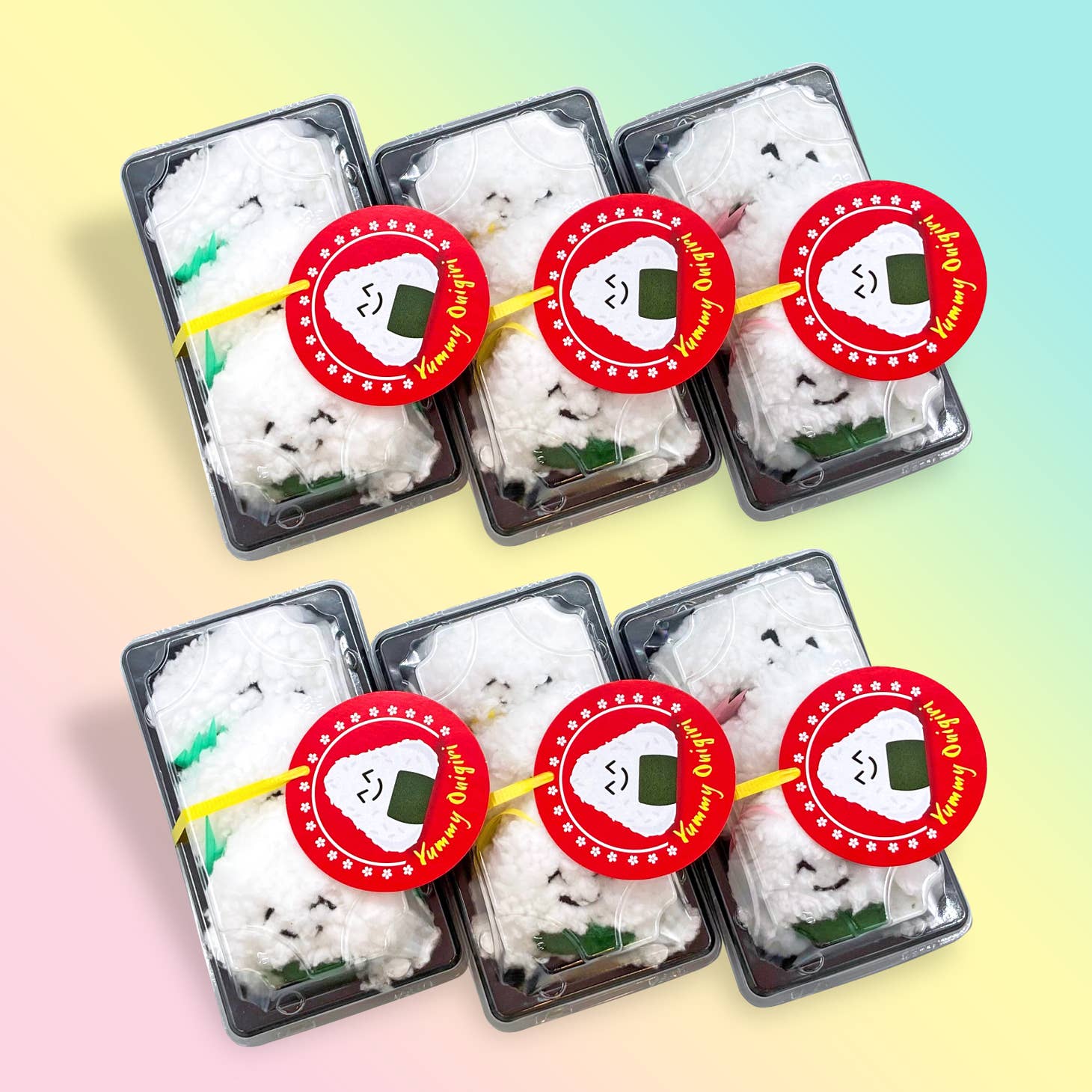 Yummy Catnip Onigiri 3 Pack by Crochet Kitty - Image 4
