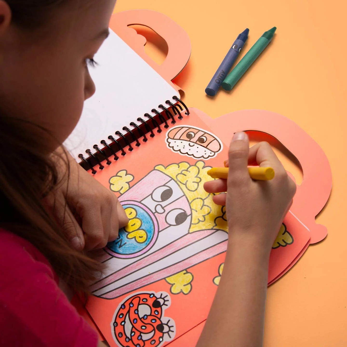 Yummy Super Coloring & Sticker Book by OMY - Image 5