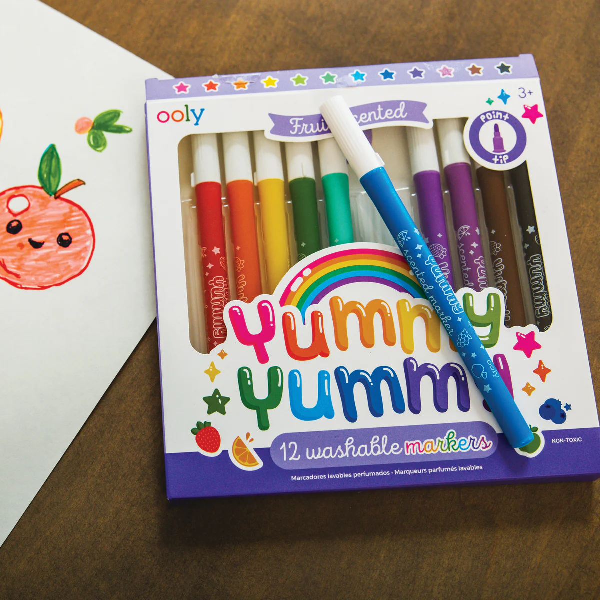 Yummy Yummy Scented Markers - Set of 12 by OOLY - Image 7
