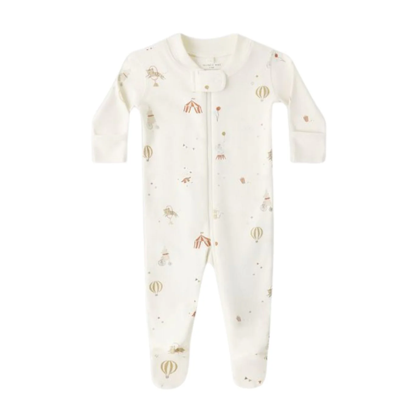 Zip Long Sleeve Sleeper Footie - Carnival by Quincy Mae