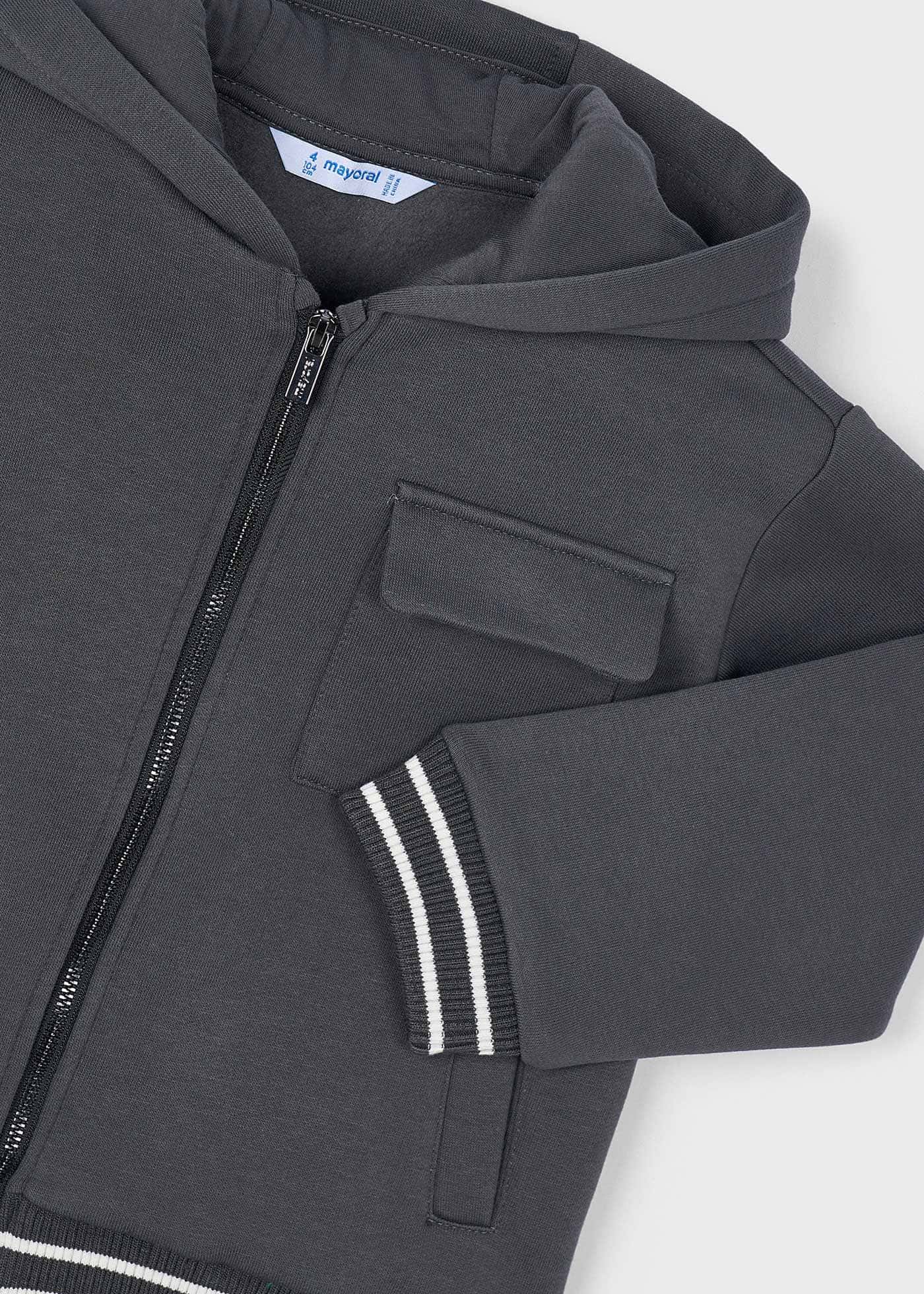 Zip Up Explorer Hoodie - Slate by Mayoral - FINAL SALE - Image 4