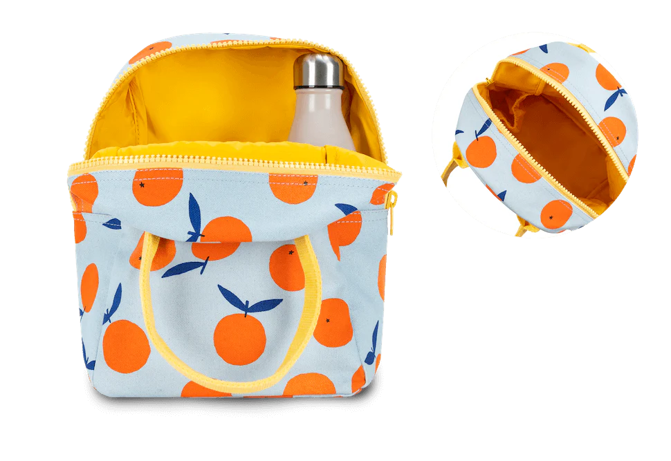 Zipper Lunch Bag - Oranges by Fluf - Image 2