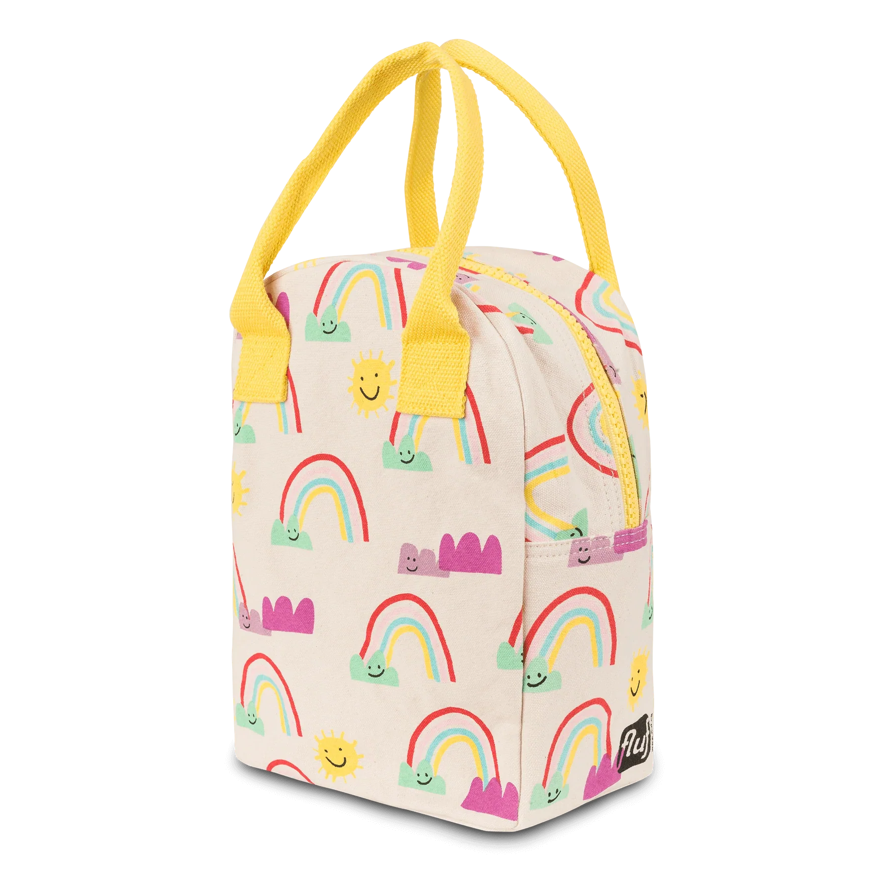 Zipper Lunch Bag - Rainbows by Fluf - Image 3