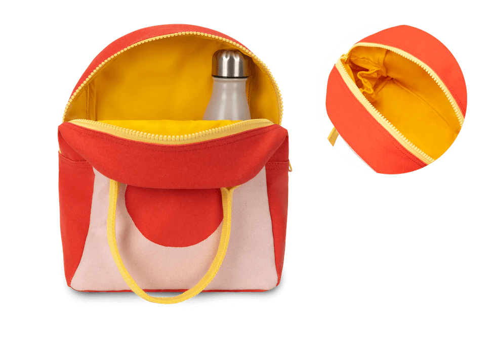 Zipper Lunch Bag - Red Apple by Fluf - Image 2
